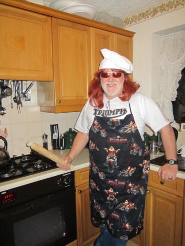 Hairy Bike Chef in Kitchen